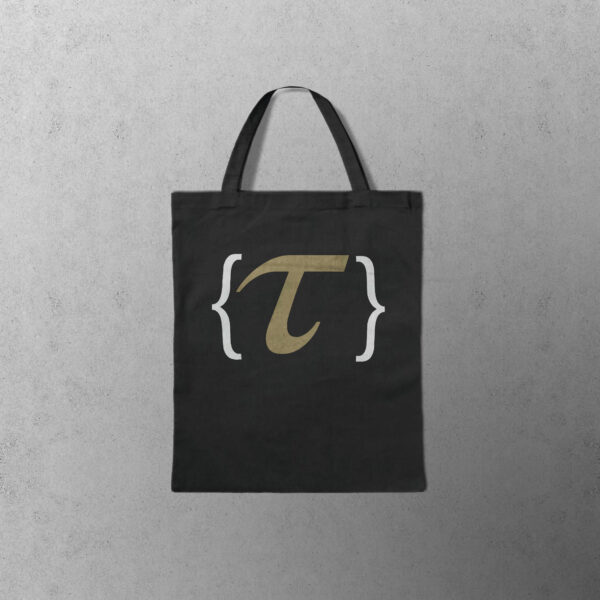 "TIME {?} AND ETERNAL LIFE" TOTE BAG - SHORT HANDLE