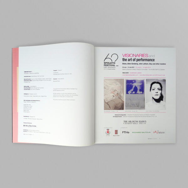 “VISIONARIES AND THE ART OF PERFORMANCE” CATALOGUE